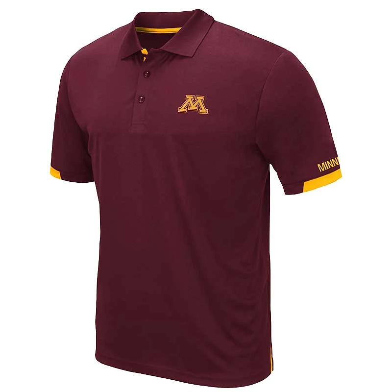 Men's Colosseum Maroon Minnesota Golden Gophers Big & Tall Santry Polo