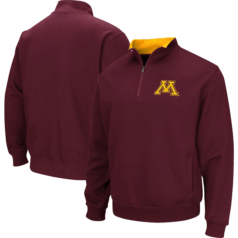 Colosseum Minnesota Golden Gophers Big & Tall Tortugas Logo Quarter-Zip Sweatshirt pour homme