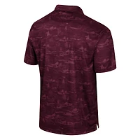 Men's Colosseum Maroon Minnesota Golden Gophers Daly Print Polo