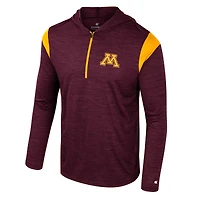 Coupe-vent à demi-zip Dozer pour homme Colosseum Maroon Minnesota Golden Gophers