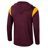 Coupe-vent à demi-zip Dozer pour homme Colosseum Maroon Minnesota Golden Gophers