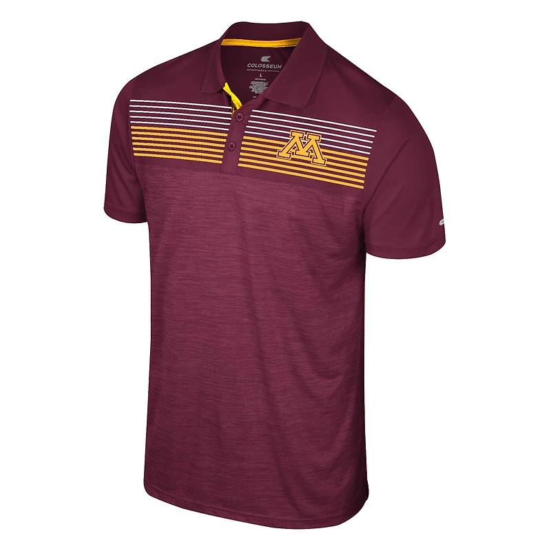 Polo Colosseum Maroon Minnesota Golden Gophers Langmore pour hommes