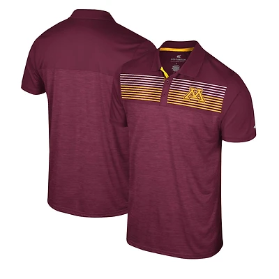 Polo Colosseum Maroon Minnesota Golden Gophers Langmore pour hommes