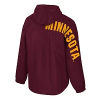 Men's Colosseum  Maroon Minnesota Golden Gophers Reloaded Anorak Half-Zip Jacket