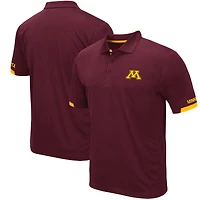 Polo léger Santry marron Colosseum pour homme, Minnesota Golden Gophers