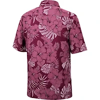 Men's Colosseum Maroon Minnesota Golden Gophers The Dude Camp Button-Up Shirt