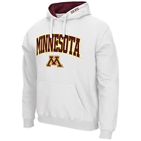 Chandail à capuchon Colosseum blanc Minnesota Golden Gophers Arch & Logo 3.0 pour hommes