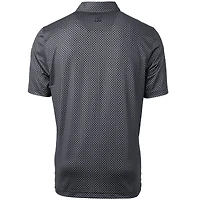 Polo noir à imprimé bannière Pike pour homme, modèle Cutter & Buck, Minnesota Golden Gophers, taille grande et