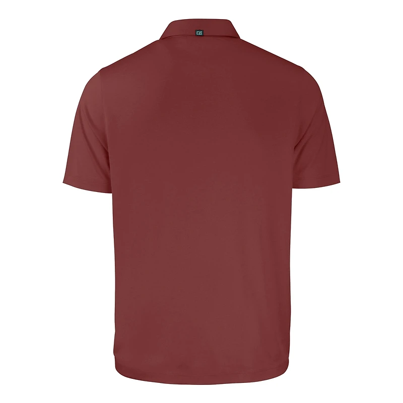 Polo recyclé Forge Eco Stretch pour homme, couleur marron chiné, des Golden Gophers du Minnesota, grandes tailles