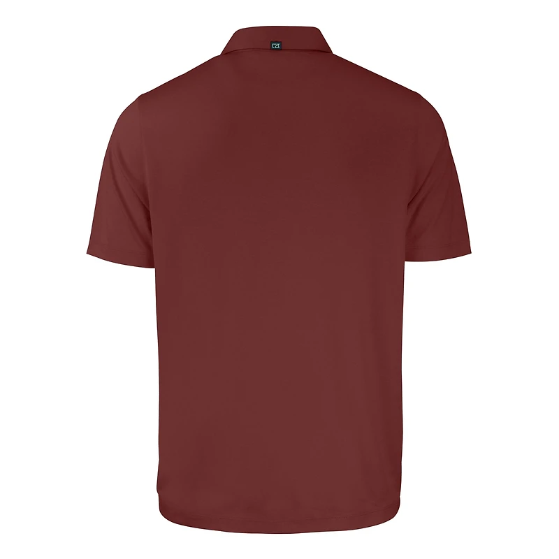 Men's Cutter & Buck Heather Maroon Minnesota Golden Gophers Forge Eco Stretch Recycled Polo