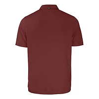 Men's Cutter & Buck Heather Maroon Minnesota Golden Gophers Forge Eco Stretch Recycled Polo