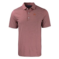 Men's Cutter & Buck Maroon Minnesota Golden Gophers Forge Eco Double Stripe Stretch Recycled Polo