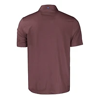 Men's Cutter & Buck  Maroon Minnesota Golden Gophers Pike Eco Tonal Geo Print Stretch Recycled Polo