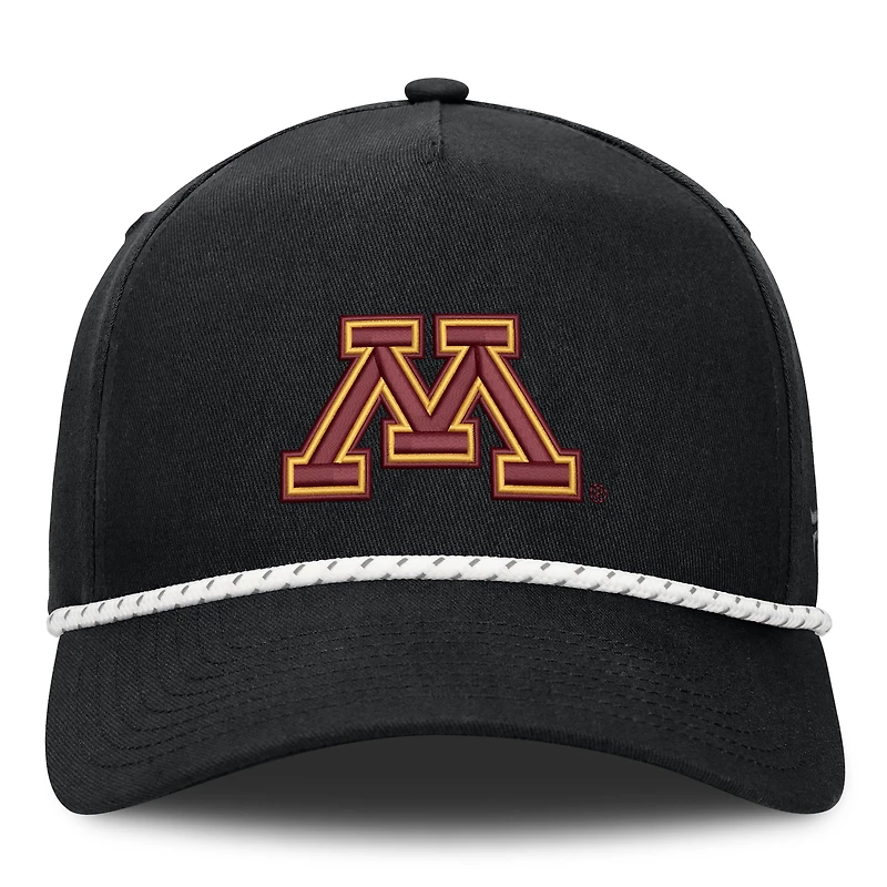 Men's Fanatics  Black Minnesota Golden Gophers Undertone Rope Adjustable Hat