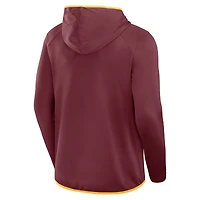 T-shirt à capuche de transition Fanatics pour hommes, bordeaux/or, Minnesota Golden Gophers