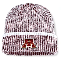 Bonnet en tricot à revers Fanatics marron/blanc Minnesota Golden Gophers Haze pour homme