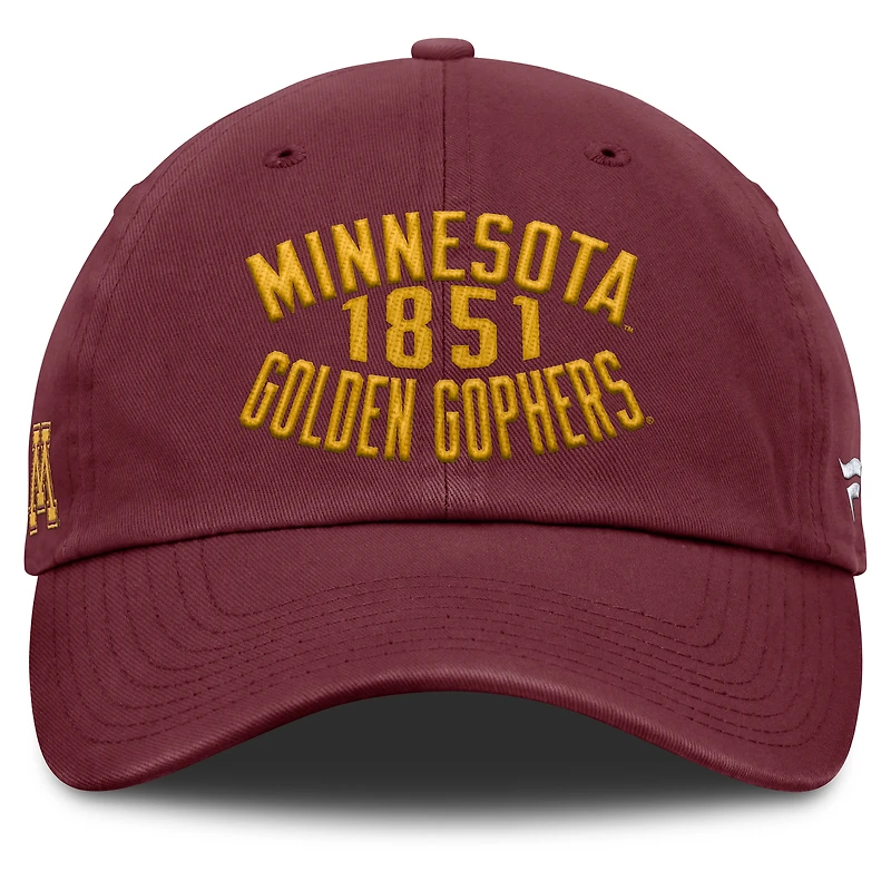 Casquette ajustable Archer des Golden Gophers du Minnesota pour homme, couleur marron Fanatics