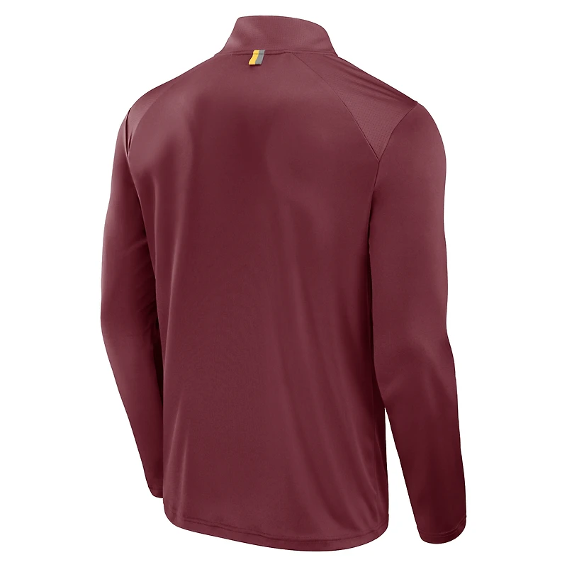 Veste zippée à quart de zip Fundamental Defender des Golden Gophers du Minnesota Fanatics pour homme