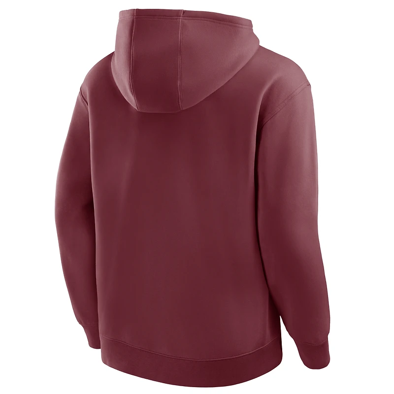 Men's Fanatics Maroon Minnesota Golden Gophers Hometown Premium Rise And Conquer Half-Zip Hoodie