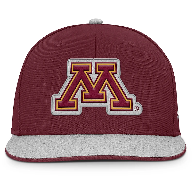 Men's Fanatics Maroon Minnesota Golden Gophers Loden Snapback Hat