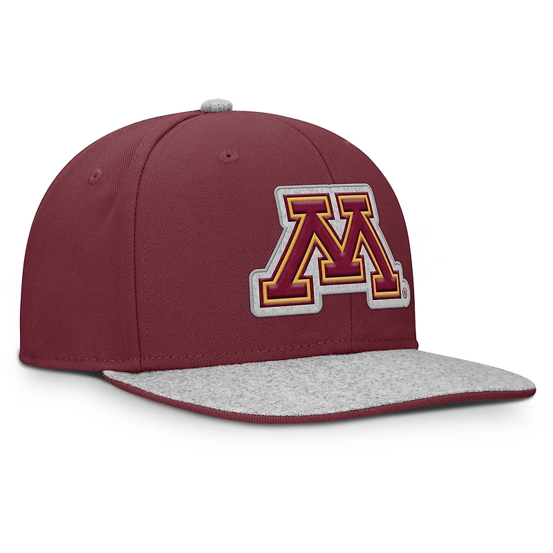 Men's Fanatics Maroon Minnesota Golden Gophers Loden Snapback Hat