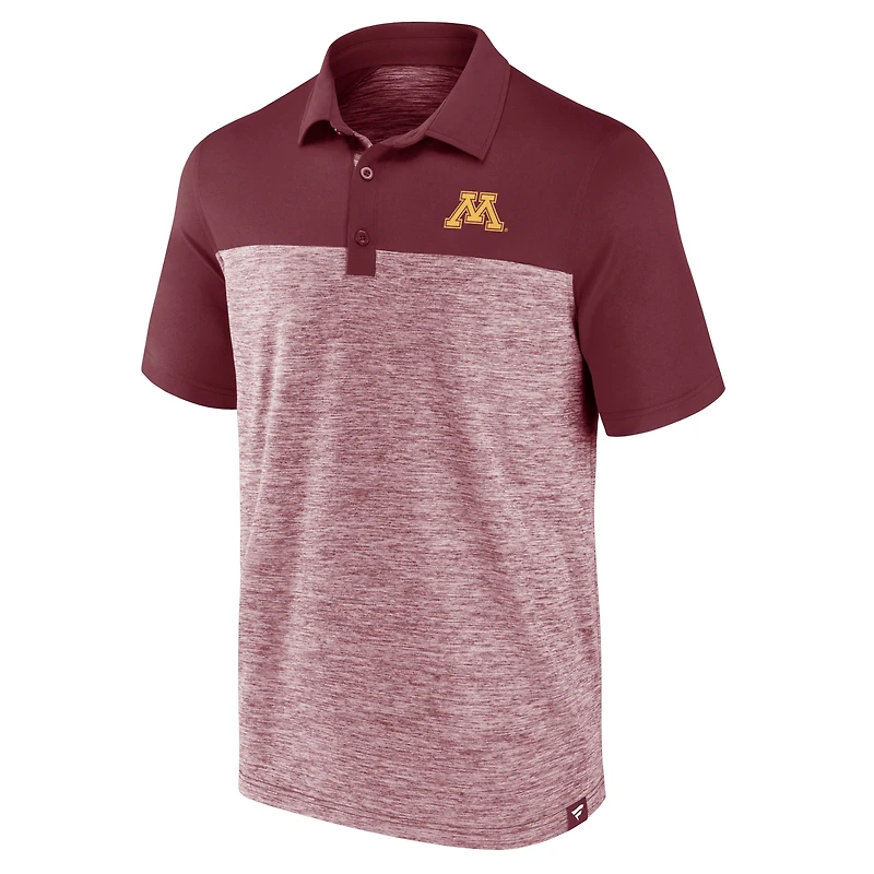 Men's Fanatics Maroon Minnesota Golden Gophers Omni Polo