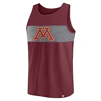 Débardeur Perfect Changeover Fanatics marron Minnesota Golden Gophers pour hommes
