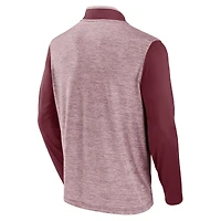 Veste à quart de zip rechargée Fanatics pour hommes, marron Minnesota Golden Gophers