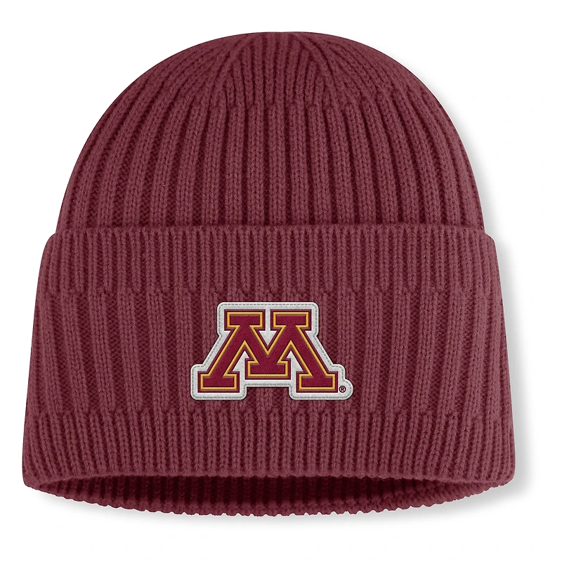 Bonnet en tricot à revers Revery des Golden Gophers du Minnesota pour hommes Fanatics Maroon