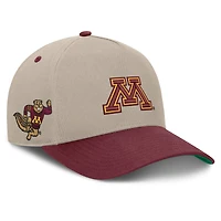 Men's Fanatics  Stone/Maroon Minnesota Golden Gophers Veteran Two-Tone Adjustable Hat
