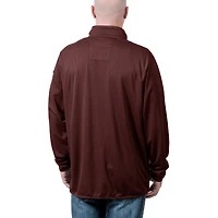 Men's Franchise Club Maroon Minnesota Golden Gophers Flex Thermatec Team Quarter-Zip Jacket
