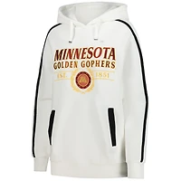 Men's Gameday Couture Cream Minnesota Golden Gophers Down, Set, Go Hoodie and Shorts Lounge Set