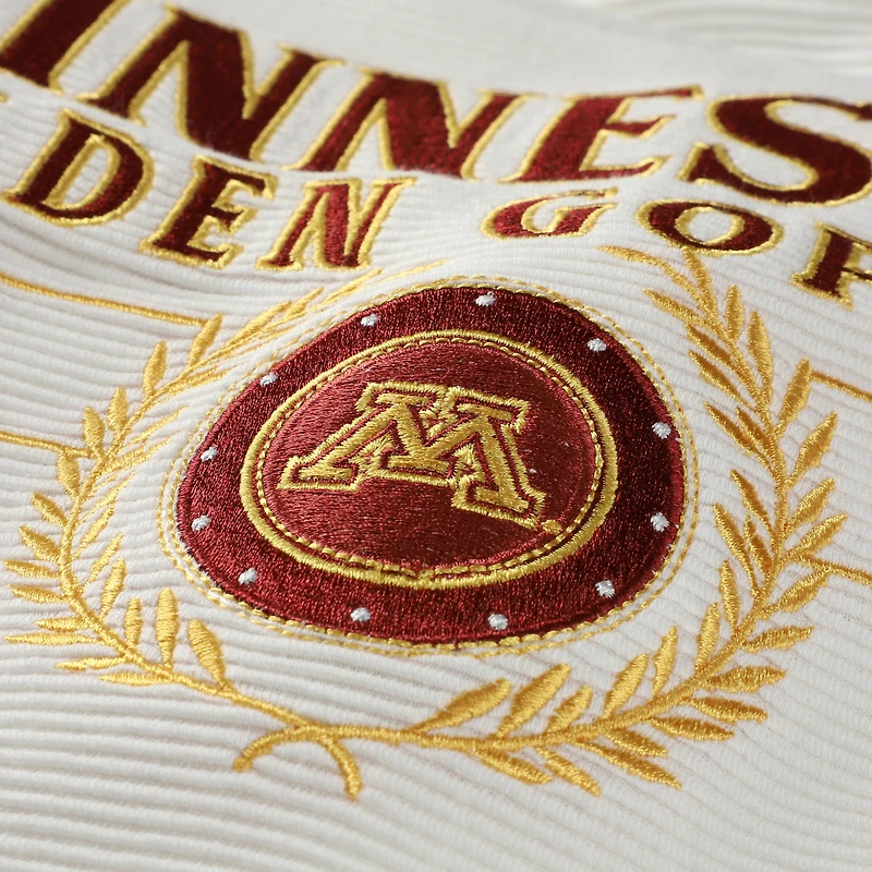 Men's Gameday Couture Cream Minnesota Golden Gophers Down, Set, Go Hoodie and Shorts Lounge Set