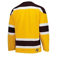 Maillot de hockey réplique pour hommes des Golden Gophers du Minnesota, couleur or