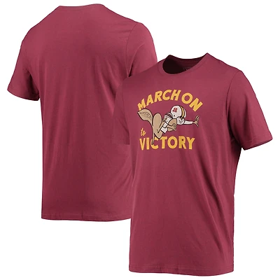 T-shirt Homefield Heathered Maroon Minnesota Golden Gophers Vintage Team pour homme