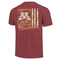 T-shirt camouflage marron pour homme des Golden Gophers du Minnesota (OHT)