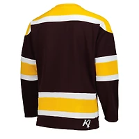 Maillot de hockey réplique marron pour homme des Golden Gophers du Minnesota