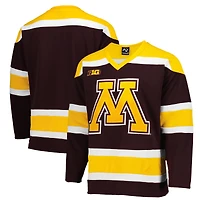 Men's  White Minnesota Golden Gophers Replica Hockey Jersey