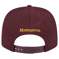 Casquette extensible à bouton-pression COOLERA 9SEVENTY en corde marron pour homme des Golden Gophers du Minnesota de New Era
