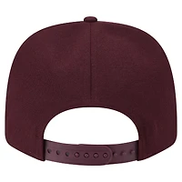 Casquette extensible à boutons-pression New Era 9SEVENTY pour homme, motif bordeaux, des Golden Gophers du Minnesota, pour le jour du match