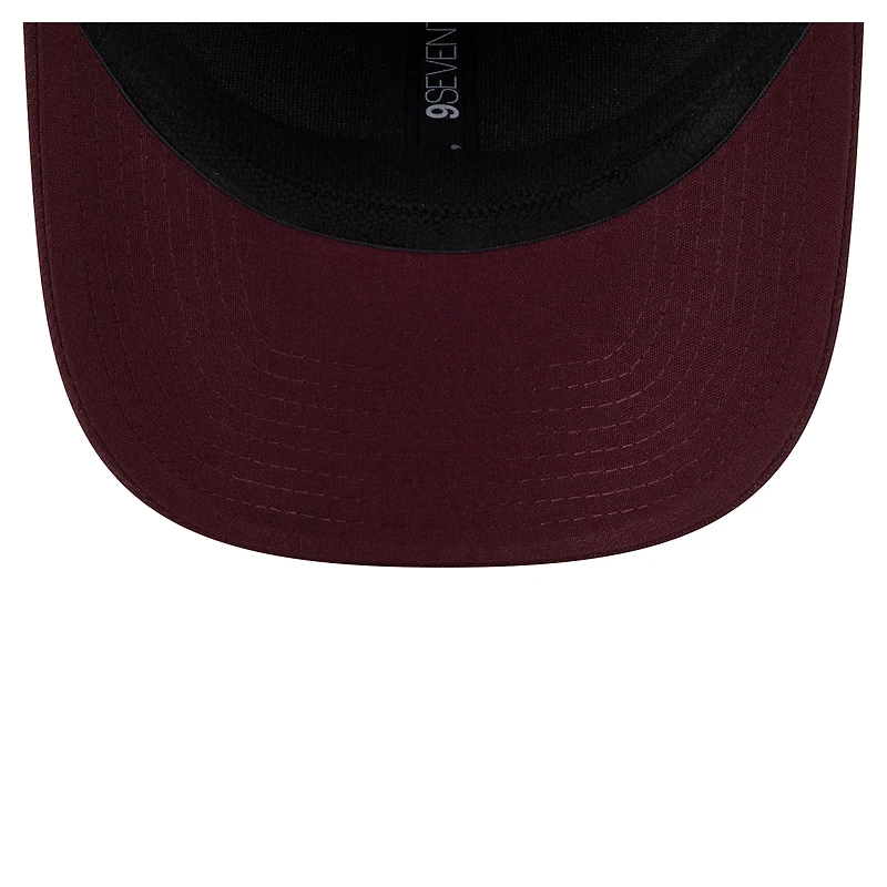 Casquette extensible à boutons-pression New Era 9SEVENTY pour homme, motif bordeaux, des Golden Gophers du Minnesota, pour le jour du match