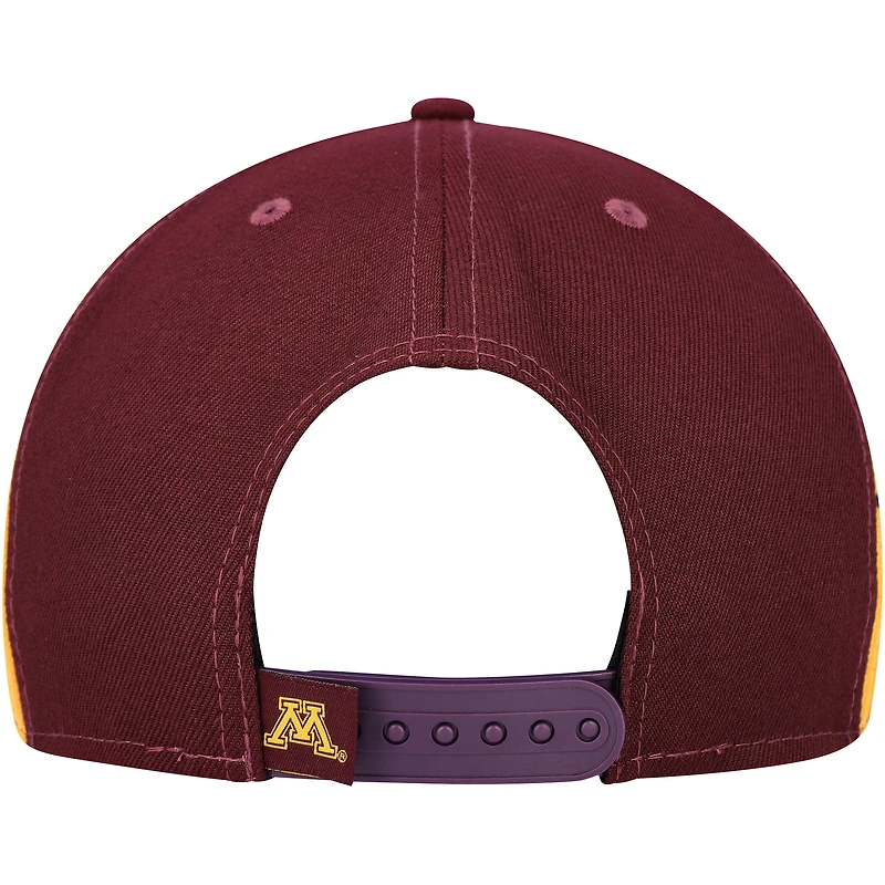 Casquette Snapback 9FIFTY Outright Minnesota Golden Gophers New Era marron pour homme