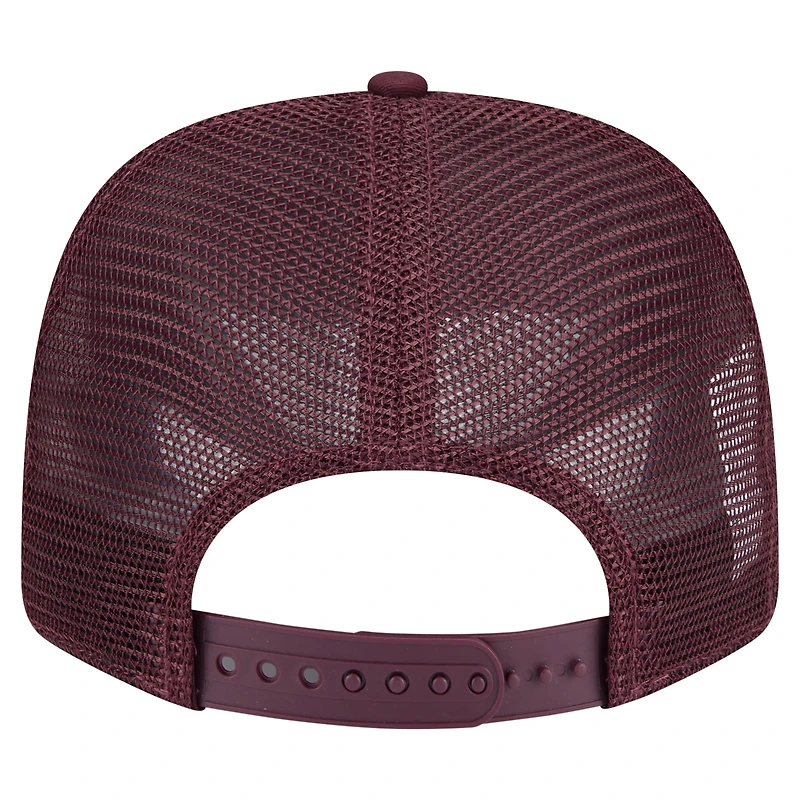 Casquette camionneur extensible à boutons-pression New Era 9SEVENTY marron Minnesota Golden Gophers pour homme