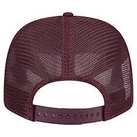 Casquette camionneur extensible à boutons-pression New Era 9SEVENTY marron Minnesota Golden Gophers pour homme