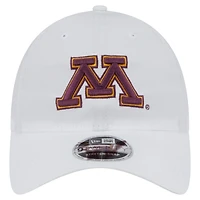 Casquette ajustable Active Ripstop 9TWENTY blanche des Golden Gophers du Minnesota de New Era pour homme