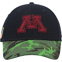 Men's Nike Black/Camo Minnesota Golden Gophers Veterans Day 2Tone Legacy91 Adjustable Hat