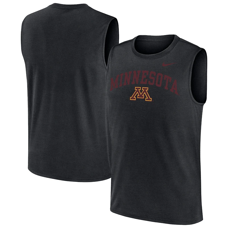 Men's Nike Black Minnesota Golden Gophers Legend Dri-FIT Tank Top