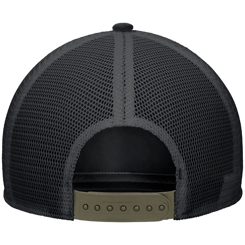 Men's Nike Camo Minnesota Golden Gophers 2025 Military Appreciation Rise Adjustable Trucker Hat