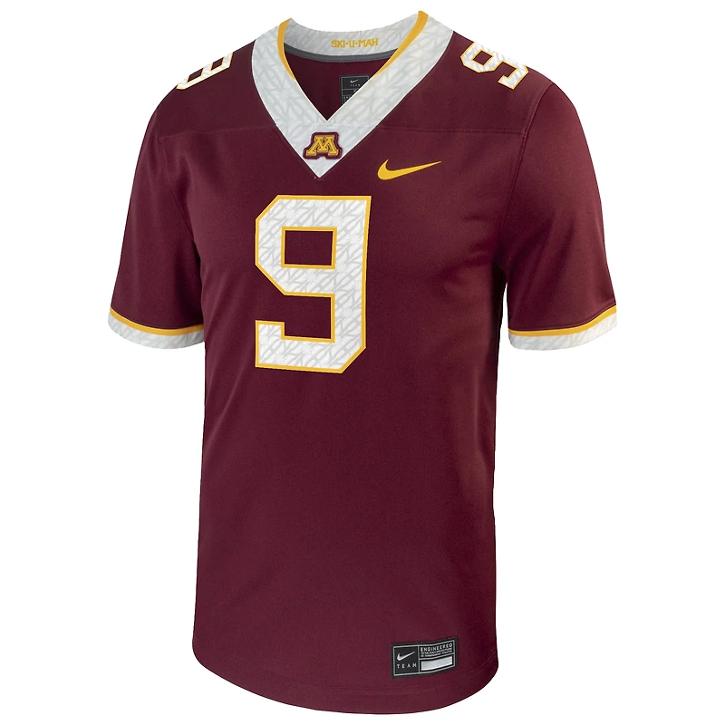Men's Nike Daniel Jackson Maroon Minnesota Golden Gophers NIL Football Game Jersey