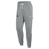 Men's Nike Heather Gray Minnesota Golden Gophers 2025 Sideline Standard Issue Dri-FIT Taper Sweatpants